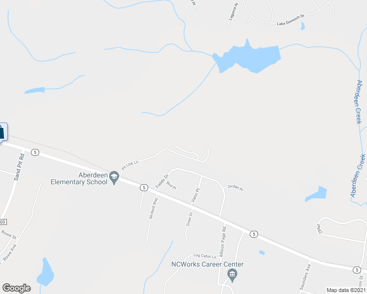 map of restaurants, bars, coffee shops, grocery stores, and more near 136 Old Course Road in Aberdeen