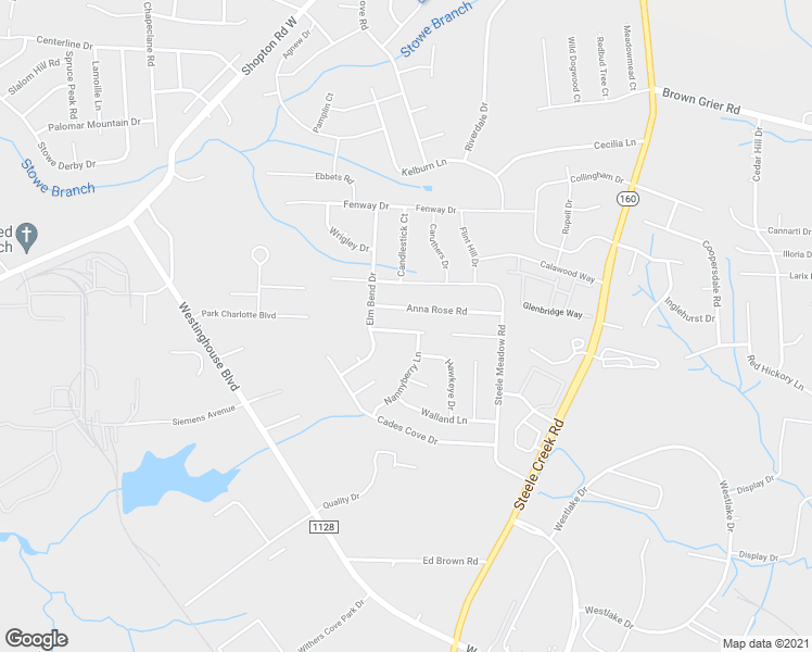 map of restaurants, bars, coffee shops, grocery stores, and more near 4649 Cedar Rock Drive in Charlotte