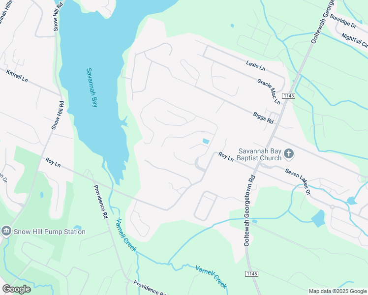 map of restaurants, bars, coffee shops, grocery stores, and more near 8422 Denison Lane in Ooltewah