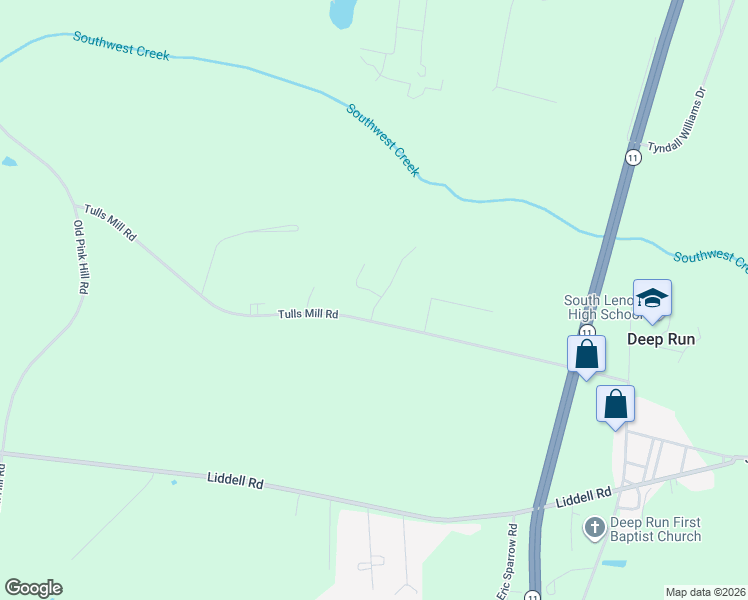 map of restaurants, bars, coffee shops, grocery stores, and more near in Deep Run