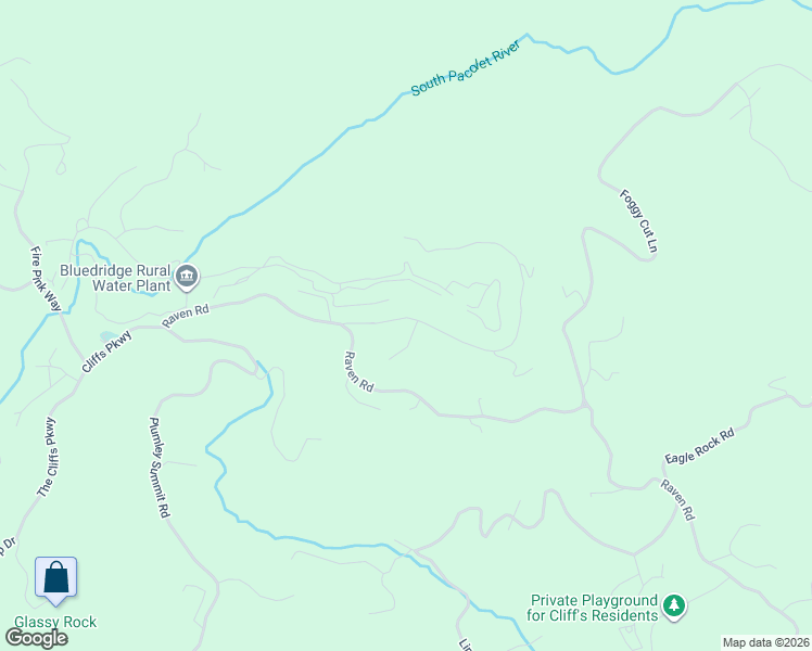 map of restaurants, bars, coffee shops, grocery stores, and more near 14 May Apple Way in Landrum