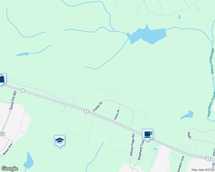 map of restaurants, bars, coffee shops, grocery stores, and more near 142 Old Course Road in Aberdeen