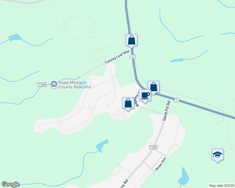map of restaurants, bars, coffee shops, grocery stores, and more near 3065 Dana Lane in Aberdeen