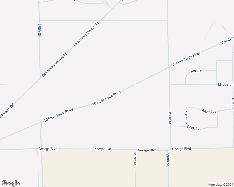 map of restaurants, bars, coffee shops, grocery stores, and more near 2 20 Mule Team Parkway in California City