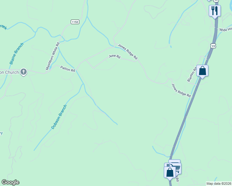 map of restaurants, bars, coffee shops, grocery stores, and more near 232 Dobson Road in Franklin