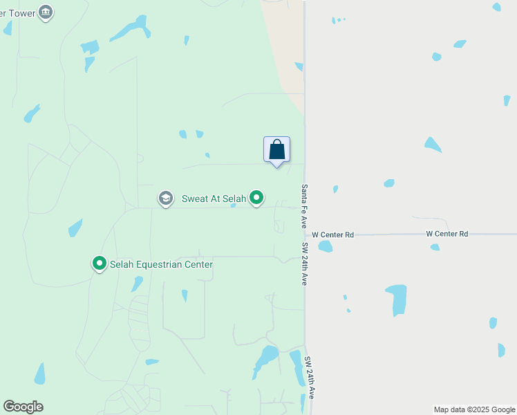 map of restaurants, bars, coffee shops, grocery stores, and more near 30197-30317 Northwest 24th Avenue in Goldsby