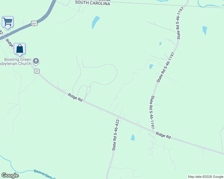 map of restaurants, bars, coffee shops, grocery stores, and more near 712 Bellegray Road in Clover