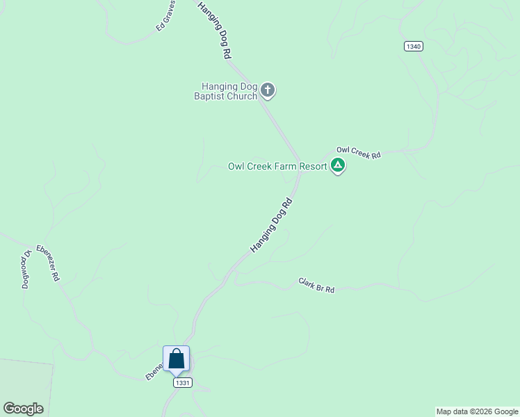 map of restaurants, bars, coffee shops, grocery stores, and more near 3025 Hanging Dog Road in Murphy