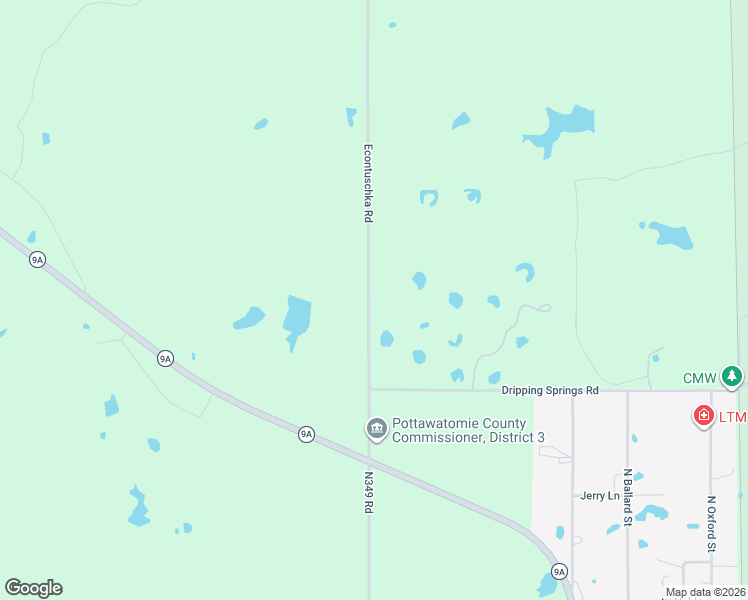 map of restaurants, bars, coffee shops, grocery stores, and more near 28768 Johnson Road in Maud