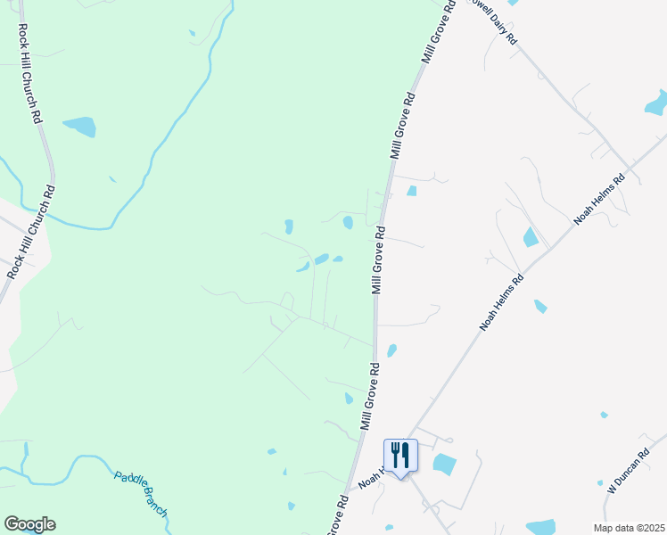 map of restaurants, bars, coffee shops, grocery stores, and more near 1924 Wright Road in Indian Trail