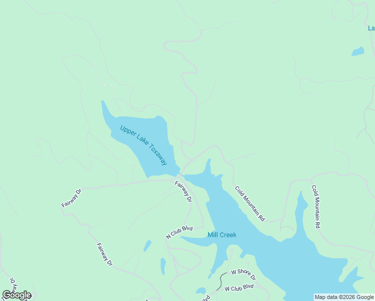 map of restaurants, bars, coffee shops, grocery stores, and more near 2-24 Panther Ridge Rd in Lake Toxaway