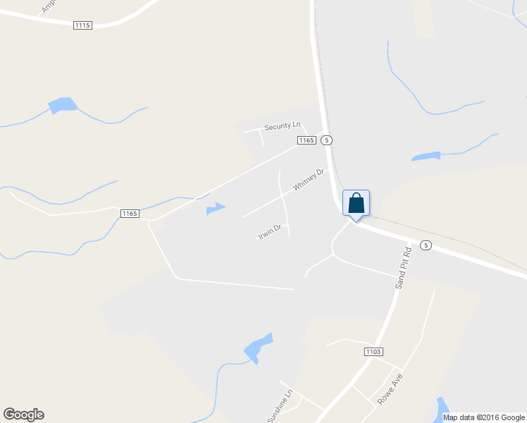map of restaurants, bars, coffee shops, grocery stores, and more near 1135 Whitney Drive in Aberdeen