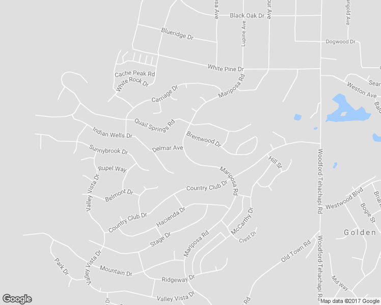 map of restaurants, bars, coffee shops, grocery stores, and more near 22600 Mariposa Road in Tehachapi