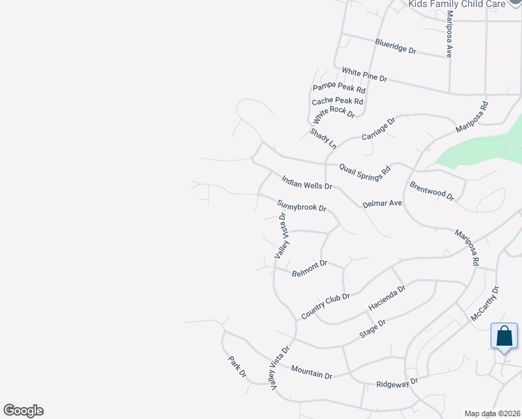 map of restaurants, bars, coffee shops, grocery stores, and more near 22608 Paddock Street in Tehachapi