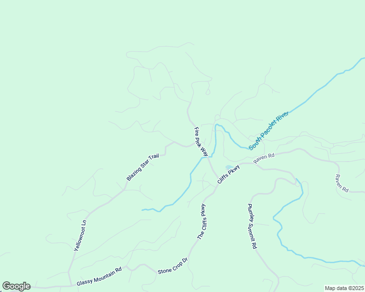 map of restaurants, bars, coffee shops, grocery stores, and more near 201 Fire Pink Way in Landrum