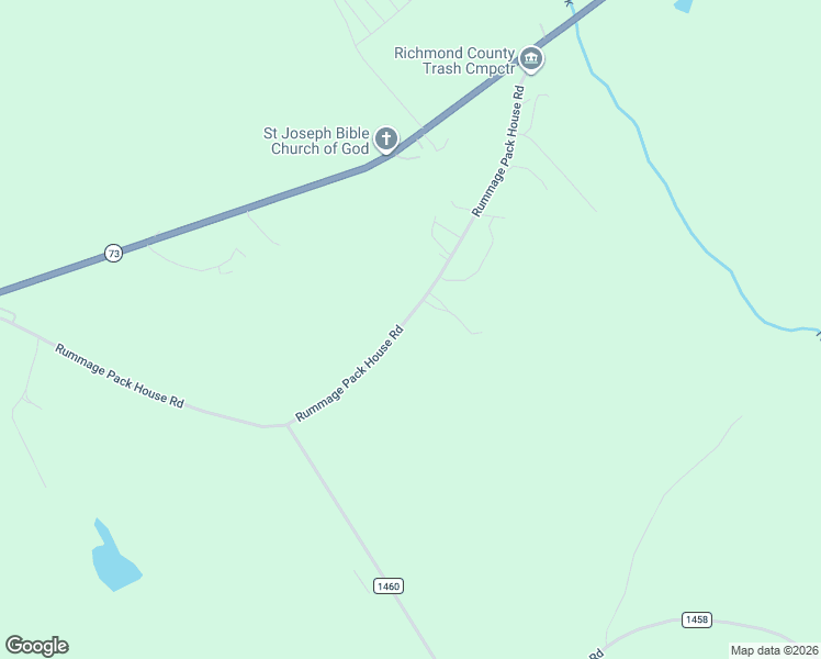 map of restaurants, bars, coffee shops, grocery stores, and more near 330 Rummage Pack House Road in Ellerbe