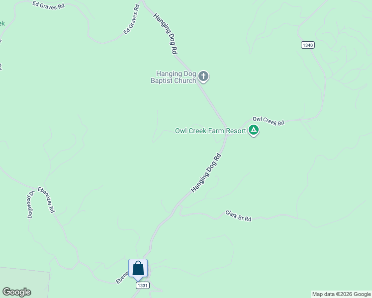 map of restaurants, bars, coffee shops, grocery stores, and more near 3025 Hanging Dog Road in Murphy