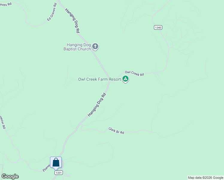 map of restaurants, bars, coffee shops, grocery stores, and more near 3136 Hanging Dog Road in Murphy