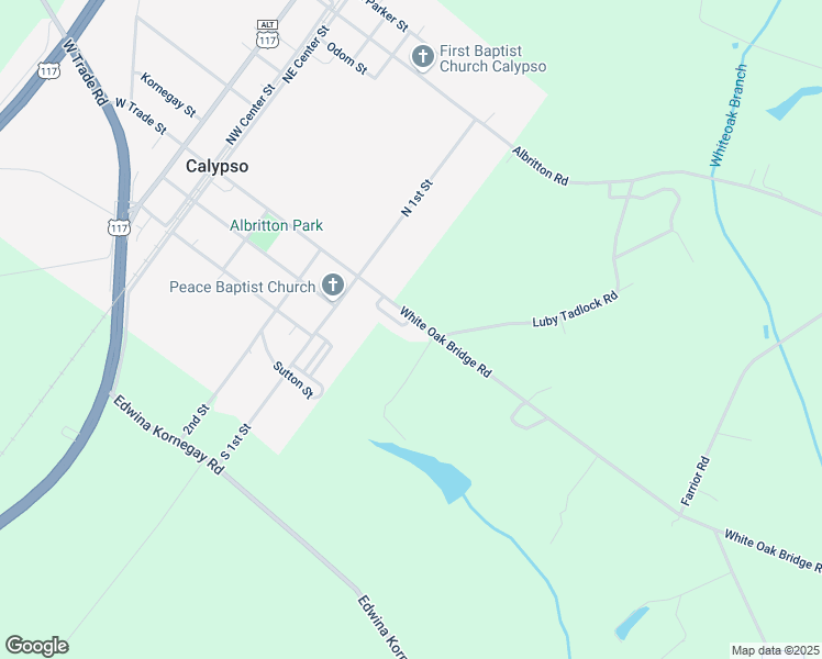 map of restaurants, bars, coffee shops, grocery stores, and more near 437 White Oak Bridge Road in Mount Olive