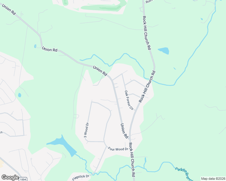 map of restaurants, bars, coffee shops, grocery stores, and more near 404 Union Road in Matthews