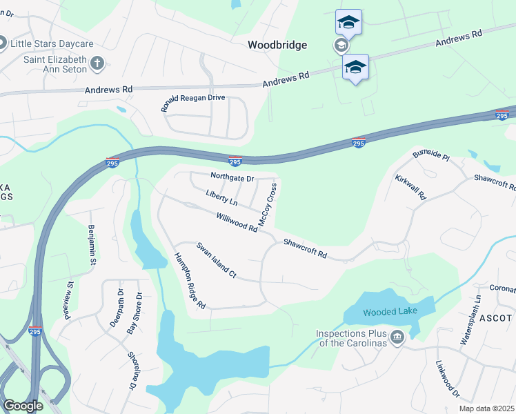 map of restaurants, bars, coffee shops, grocery stores, and more near 908 Liberty Lane in Fayetteville