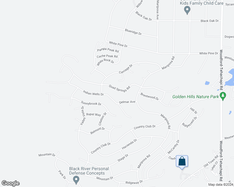 map of restaurants, bars, coffee shops, grocery stores, and more near 21304 Quail Springs Road in Tehachapi
