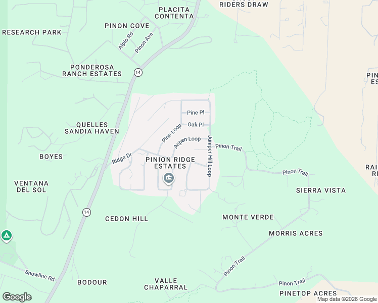 map of restaurants, bars, coffee shops, grocery stores, and more near 5 Juniper Court in Cedar Crest