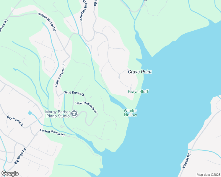 map of restaurants, bars, coffee shops, grocery stores, and more near 6506 Harbor View Drive in Hamilton County