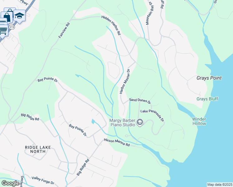 map of restaurants, bars, coffee shops, grocery stores, and more near 6431 Harbor Master Drive in Hamilton County