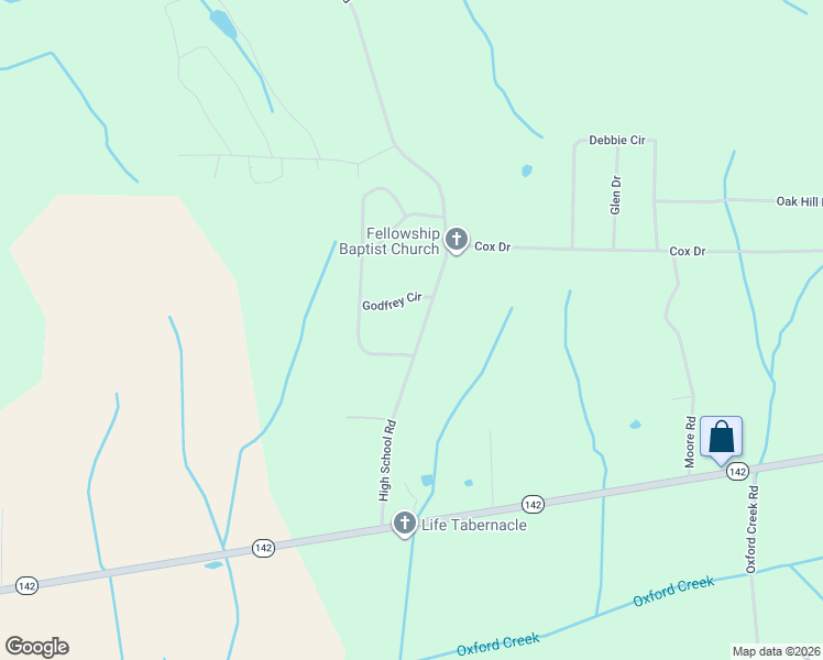 map of restaurants, bars, coffee shops, grocery stores, and more near 1481 High School Road in Selmer