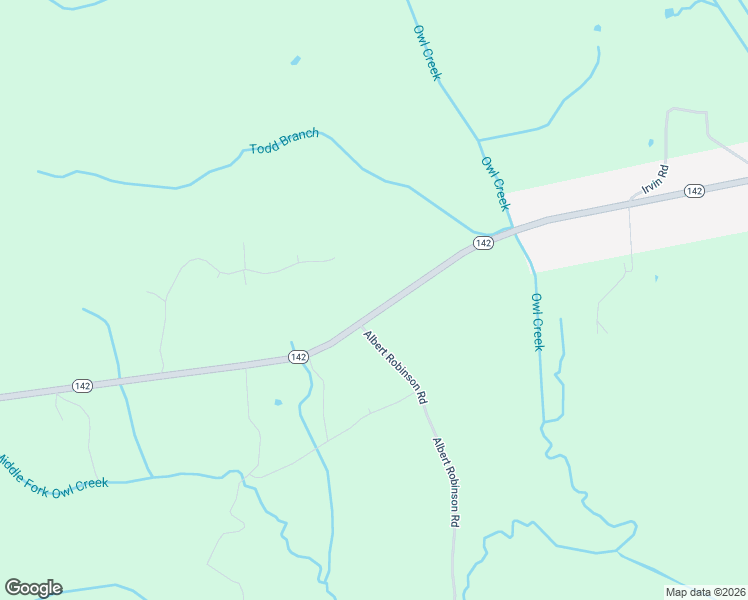 map of restaurants, bars, coffee shops, grocery stores, and more near 5910 Tennessee 142 in Stantonville