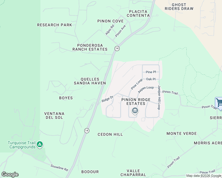 map of restaurants, bars, coffee shops, grocery stores, and more near 6 Cedar Hill Drive in Cedar Crest