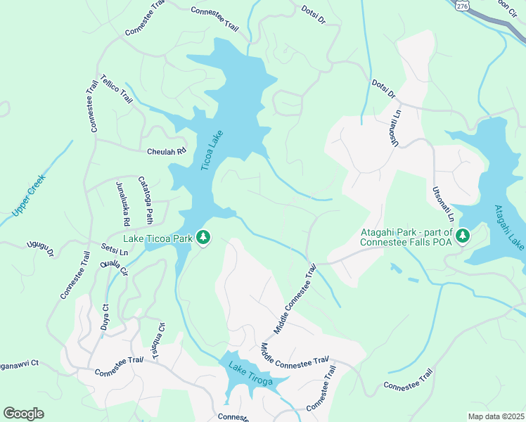 map of restaurants, bars, coffee shops, grocery stores, and more near 13 Tsalagi Drive in Brevard