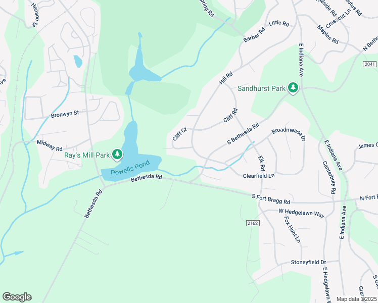 map of restaurants, bars, coffee shops, grocery stores, and more near 132 Cliff Court in Southern Pines