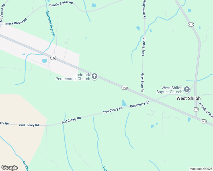 map of restaurants, bars, coffee shops, grocery stores, and more near 10234 Tennessee 142 in Stantonville
