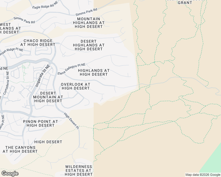 map of restaurants, bars, coffee shops, grocery stores, and more near 13631 Canada Del Oso Place Northeast in Albuquerque
