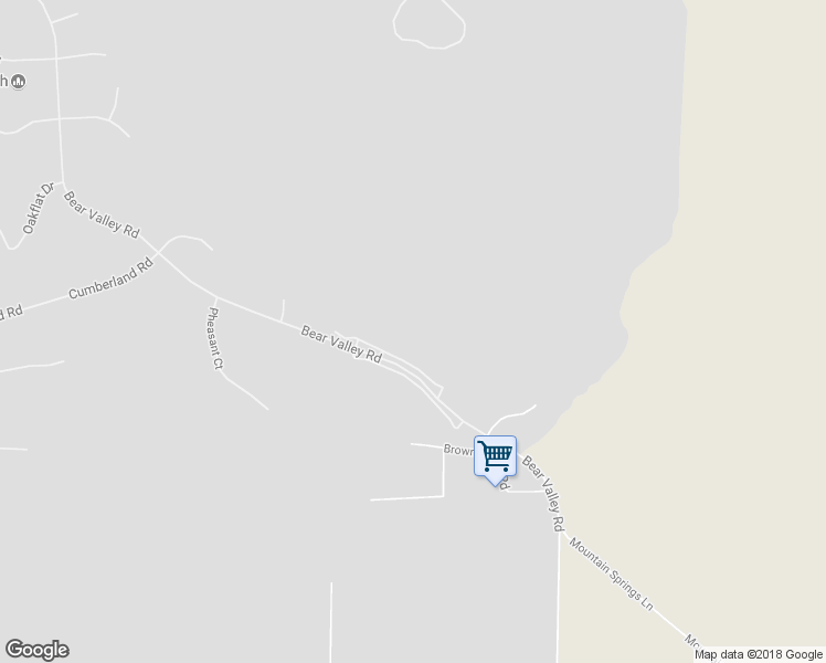 map of restaurants, bars, coffee shops, grocery stores, and more near 25369 Bear Valley in Tehachapi