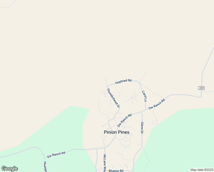 map of restaurants, bars, coffee shops, grocery stores, and more near 2576 Hoptoad Road in Kingman