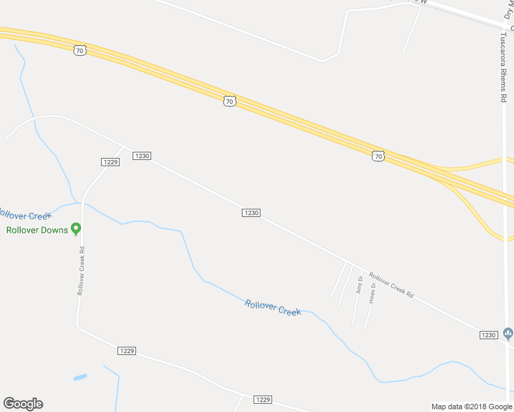 map of restaurants, bars, coffee shops, grocery stores, and more near 518 Rollover Creek Road in New Bern