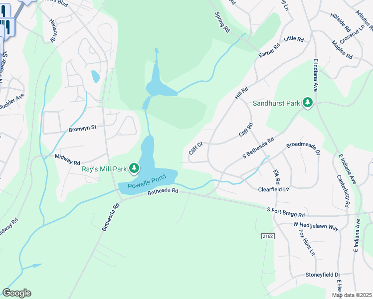 map of restaurants, bars, coffee shops, grocery stores, and more near 112 Cliff Court in Southern Pines