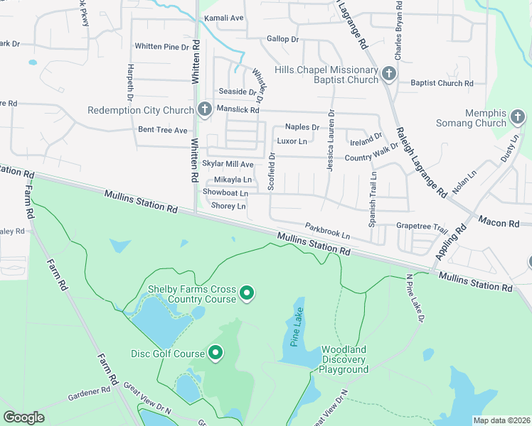 map of restaurants, bars, coffee shops, grocery stores, and more near 940 Shorey Lane in Shelby County