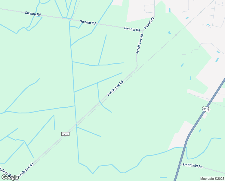 map of restaurants, bars, coffee shops, grocery stores, and more near Jackie Lee Road in Wade