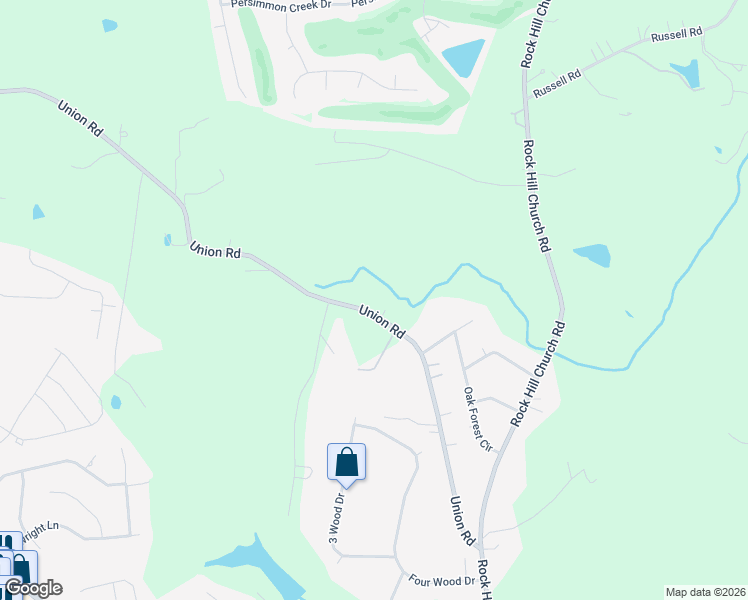 map of restaurants, bars, coffee shops, grocery stores, and more near 700 Union Road in Matthews