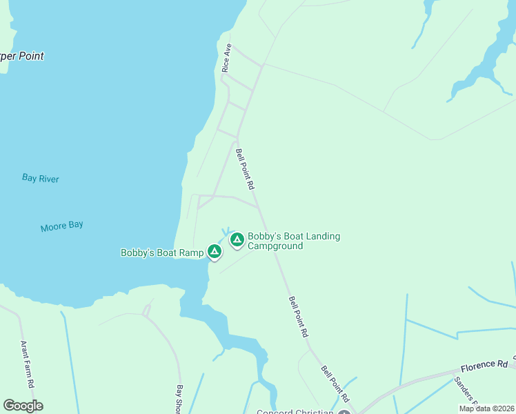 map of restaurants, bars, coffee shops, grocery stores, and more near 1039 Bell Point Road in Merritt