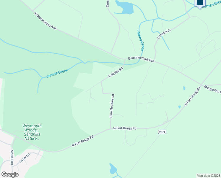 map of restaurants, bars, coffee shops, grocery stores, and more near 260 Pine Needles Lane in Southern Pines