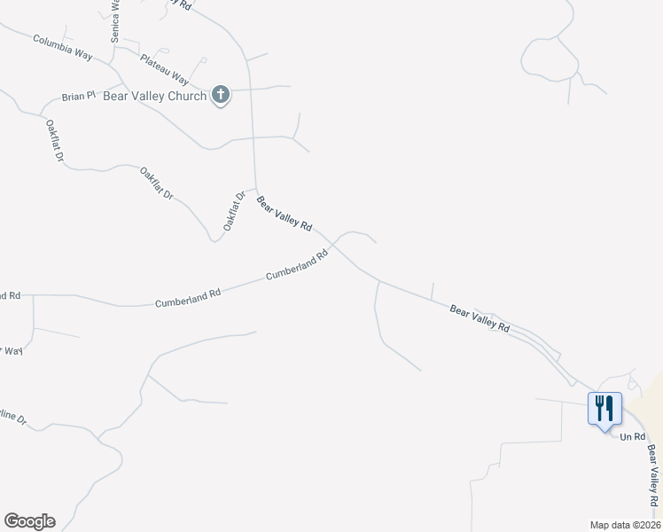 map of restaurants, bars, coffee shops, grocery stores, and more near 25900 Cumberland Road in Tehachapi