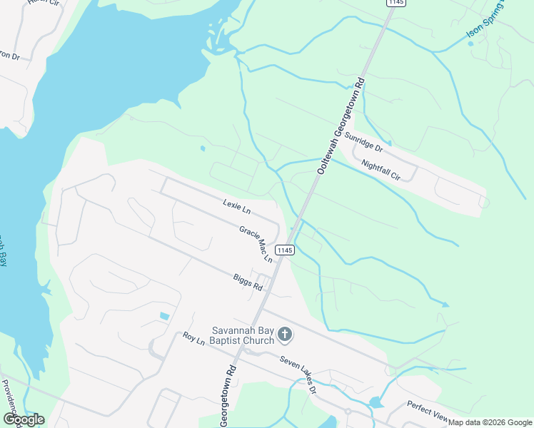map of restaurants, bars, coffee shops, grocery stores, and more near 8499 Lexie Lane in Ooltewah