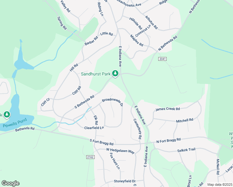 map of restaurants, bars, coffee shops, grocery stores, and more near 125 Barcroft Court in Southern Pines