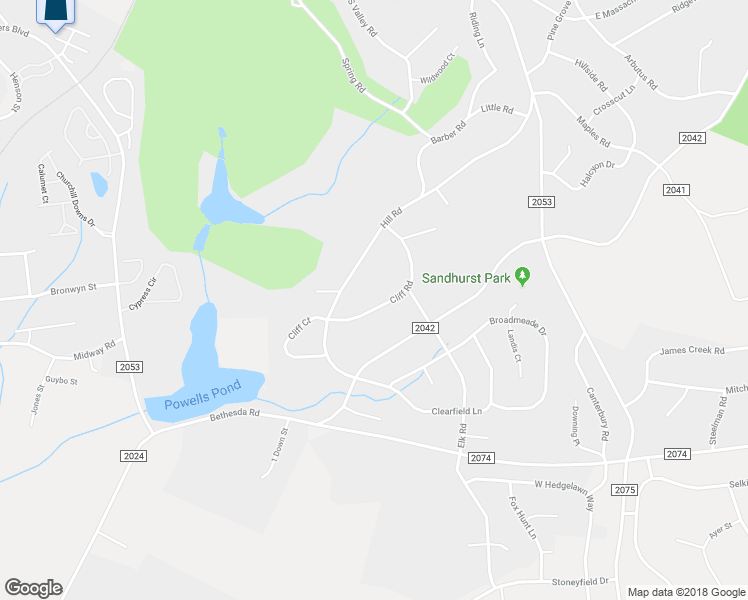 map of restaurants, bars, coffee shops, grocery stores, and more near 250 Cliff Road in Southern Pines