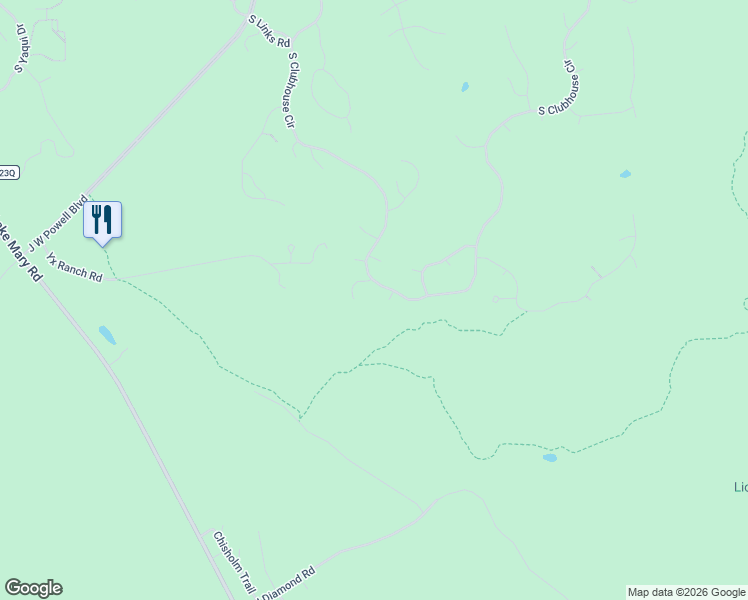 map of restaurants, bars, coffee shops, grocery stores, and more near 1892 East Hardscrabble Court in Flagstaff